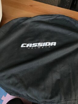 Helma na motorku Cassida Apex bílá velikost S - 6