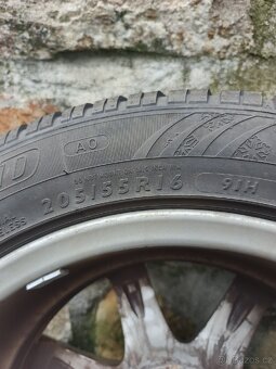 Sada litých kol 5x112 6.5Jx16 ET50 zimní pneu - 6