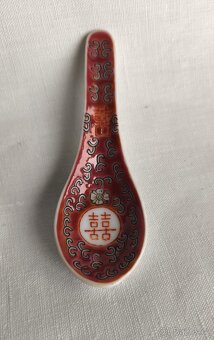 malá sbírka orientálních porcelánových lžiček - 6