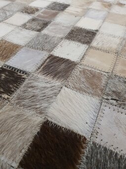 oboustranný koberec z hovězí kožešiny, 3x2 m - 6