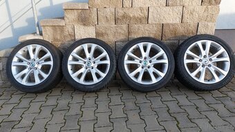 Alu kola 5x112 r17 Trifid originál Škoda Superb II zimní pne - 6