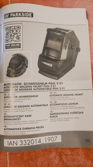 PARKSIDE svářecí kukla - 6