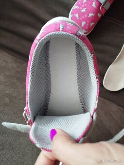 Nové, nenošené dívčí barefoot látkové tenisky Beda 35 - 6