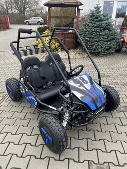 Nová Dětská elektro Buggy až 2500w 2 Mista Modrá - 6