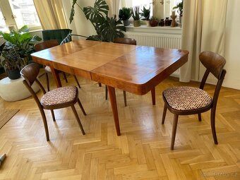 Stůl a 4 Thonet židle - 6