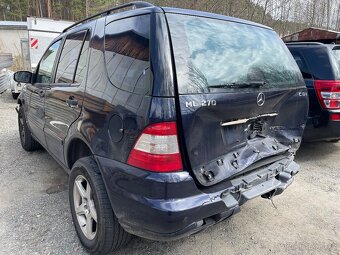 Mercedes ML 270 CDI W163 havarované - 6