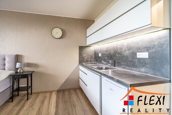 Pronájem zařízeného bytu 1+kk s lodžií, os.vl., 31,75 m2, Mo - 6