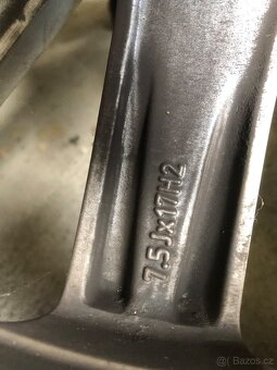 VW originál alu kola 7,5Jx17 s pneu,pěkny stav - 6