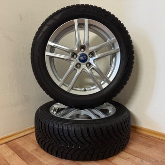 FORD FOCUS / PUMA 5x108 R17 ET47,5+ZIMNÍ 215/55R17 8,5/7mm - 6