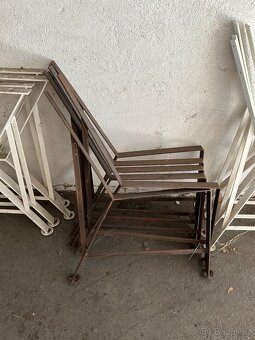 Bytelné kovové nohy pro zahradní nábytek – více variant - 6