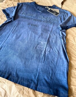 Pánské Tričko CAMP DAVID Vintage Dark Teal vel. L (nové) - 6