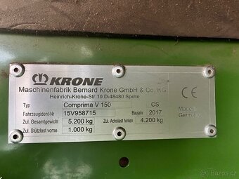 Lis na kulaté balíky Krone - 6
