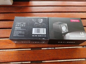 Ulanzi L2 RGB a BI color LED světlo,poziční,makro,nové, 4ks - 6