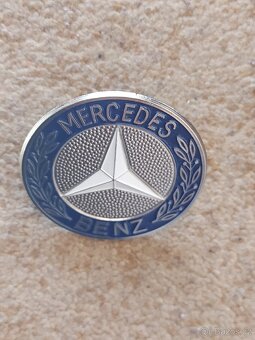 Znak na předválečné Mercedesy 20.-30.léta (chrom + smalt) - 6