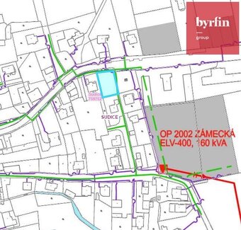 Prodej, stavební pozemek 731 m2, Sudice - 6
