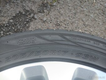 Prodám sadu Orig ALU kol Ford 205/55R17 letní - 6