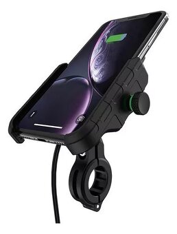 Univerzální držák telefonu na moto s bezdrát.nabíjením - 6