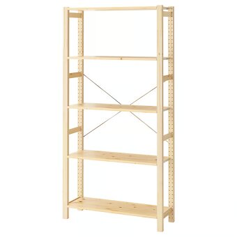 Regál Ikea Ivar borovice, 89x30x179 cm - 6