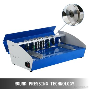 Elektrický rýhovací a perforovací stroj 460 mm-nepoužitý - 6