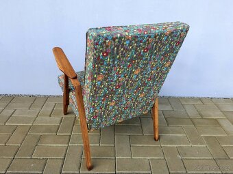 Dámské retro křesílko po renovaci - 6