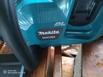 Aku řetězová pila Makita DUC 353Z - 6