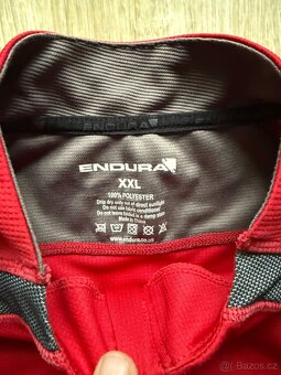 cyklistický dres Endura červený, vel. XXL - 6