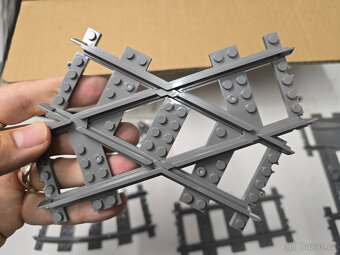 City koleje (náhrada) rovinky, zatáčky, vyhybky 104kusů - 6