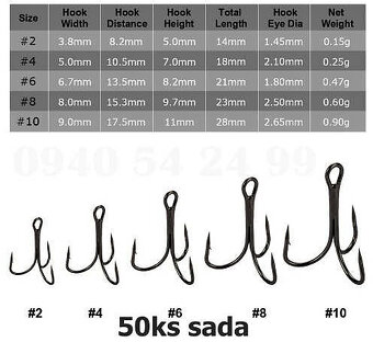 RYBOLOV - sada trojhákov - 6