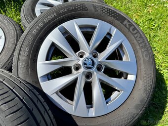 Stříbrná litá kola + letní pneu 185/65 R15 88H - 6