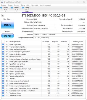 ST3320418AS, 7.200 RPM, SATA II 300, 16 MB cache. - 6