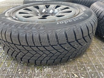 Plechové disky 5x100 R15 zimní pneu - 6