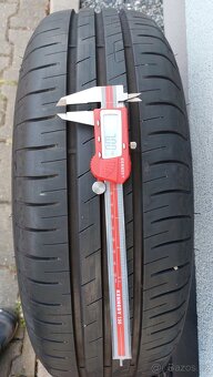 Alu kola originál 5x100 r15 vw Polo letní pneu - 6