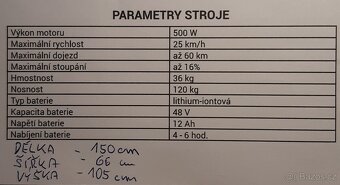 Koloběžka ElektroPower SUNRA SPORT SP - 6