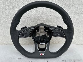 Audi sportovy perforovany volant sedy A3 A4 A5 S3 S4 S5 B9 - 6