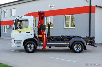 HÁKOVÝ NOSIČ KONTEJNERŮ HYDRAULICKÁ RUKA MERCEDES ATEGO EU6 - 6