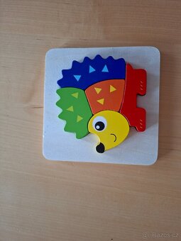 Dřevěné puzzle pro nejmenší 15 cm - 6