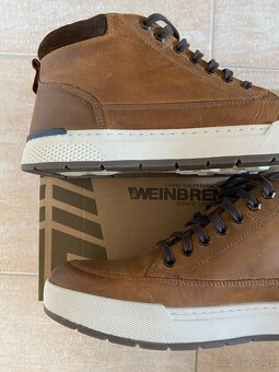 Nové pánské kožené moderní boty Weinbrenner - č. 44 - 6