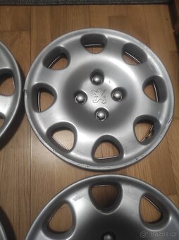 Sada 4 kusů poklic Peugeot (14") - 6