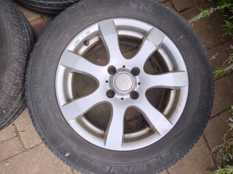 ALU Kola 15, 4x hliník PEUGEOT,CITROEN ,letní pneu 195/65R15 - 6