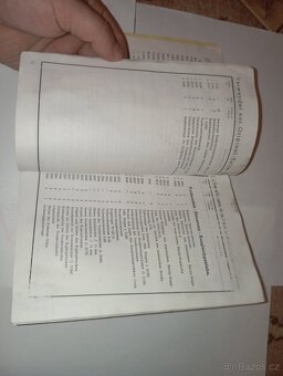 Prodám originál seznam náhradních dílů na Aero 30 - 6