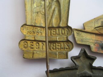 3 x odznaky - 30 tá - 40tá léta - 6