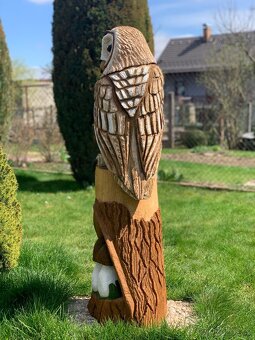 Dřevěná socha (dřevořezba pilou) - 6