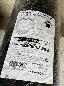 Kamna Thorma Bozen 5 kW včetně kouřovodu, nová nepoužitá - 6