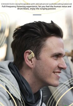 Bluetooth sluchátka za ucho s výdrží až 8 hodin - 6