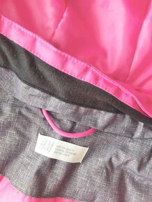 Dívčí bunda na lyže / snowboard H&M – vel. 134 - 6