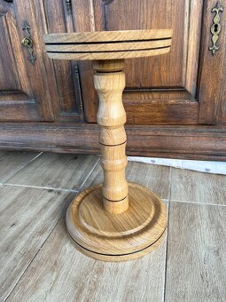 Dubový stojan na květiny - AKCE doprava - 6