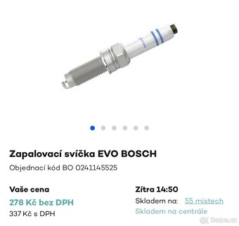 zapalovaci svicka bosch 0 241 145 525 - 6
