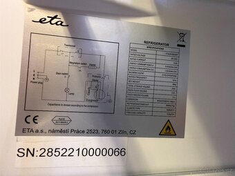 Lednička / chladnička ETA - 6