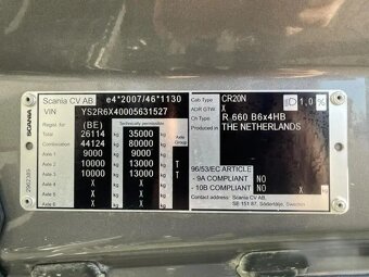 Scania R 660 V8 6x4 / Kombinace sklápěč + tahač / 148tkm - 6