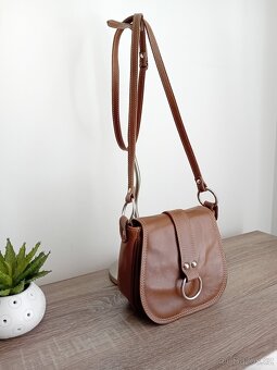 Genuine Leather dámská malá kabelka kožená - 6
